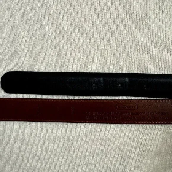 Coach Black Belt with Gold Buckle - Picture 4 of 5